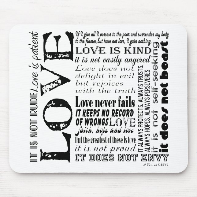 Love is... mouse mat (Front)