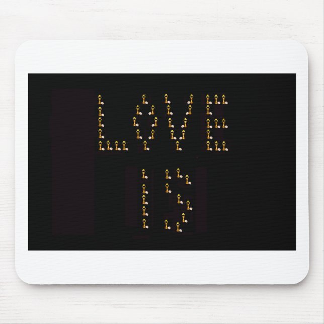 Love Is Mouse Mat (Front)
