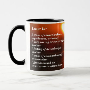 Love is mug
