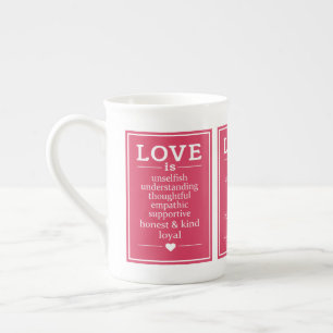 Love Is …mug Bone China Mug