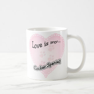 Love is my Cocker Spaniel Coffee Mug
