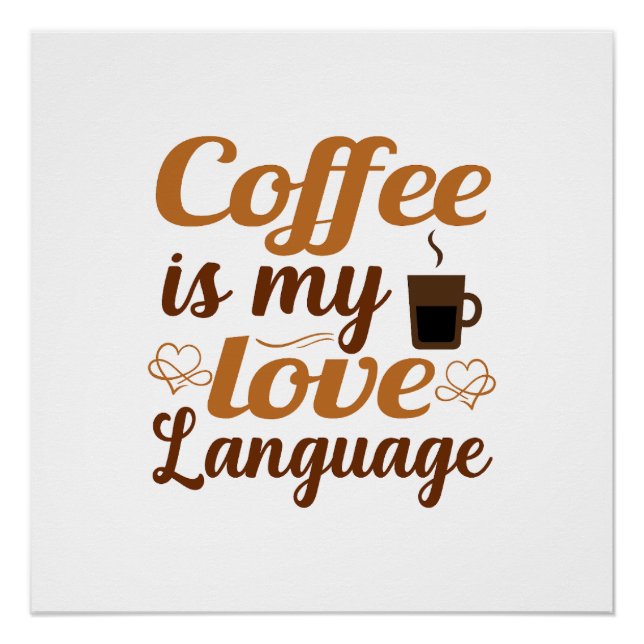 Love is my love language poster (Front)