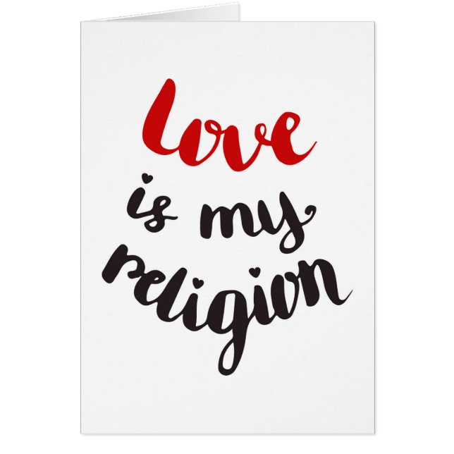 Love Is My Religion (Front)