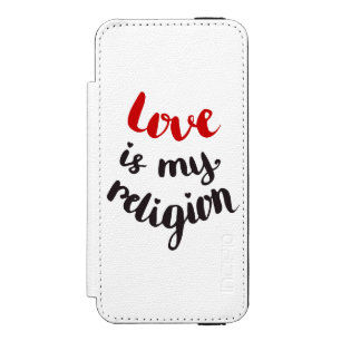 Love Is My Religion Incipio Watson™ iPhone 5 Wallet Case