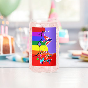 Love Is Never Wrong pride Can Glass