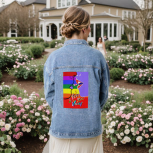 Love Is Never Wrong pride Denim Jacket