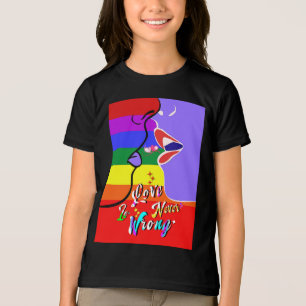 Love Is Never Wrong pride Tri-Blend Shirt