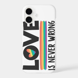 Love is never wrong rainbow LGBTQ pride month