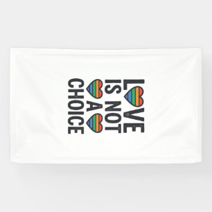 Love Is Not a Choice Rainbow Pride Vintage Shirt D Banner