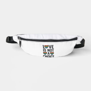 Love Is Not a Choice Rainbow Pride Vintage Shirt D Bum Bags