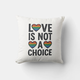 Love Is Not a Choice Rainbow Pride Vintage Shirt D Cushion