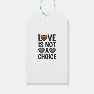 Love Is Not a Choice Rainbow Pride Vintage Shirt D Gift Tags