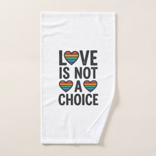 Love Is Not a Choice Rainbow Pride Vintage Shirt D Hand Towel