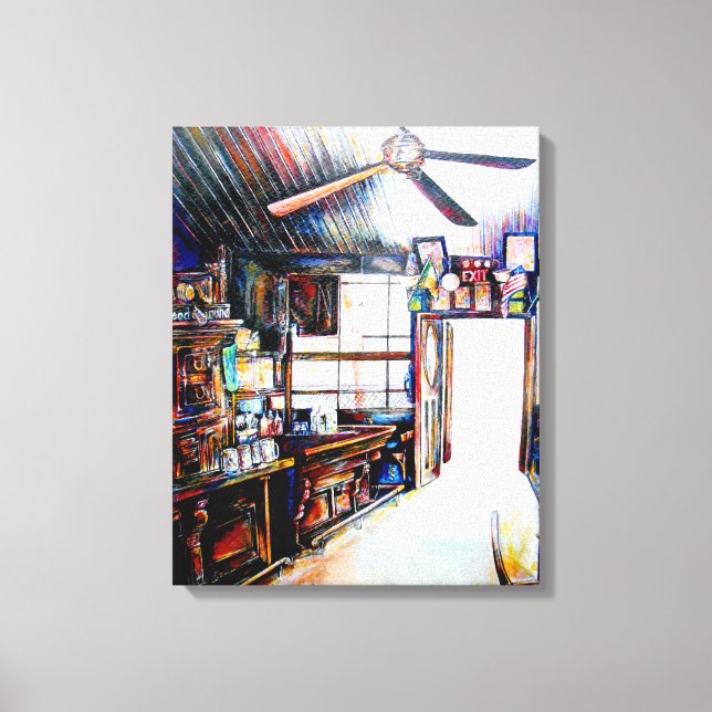 Love is Not a Wall, It's a Bridge Canvas Print (Front)