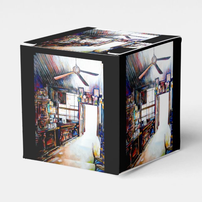 Love is Not a Wall, It's a Bridge Favour Box (Front Side)