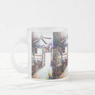 Love is Not a Wall, It's a Bridge Frosted Glass Coffee Mug