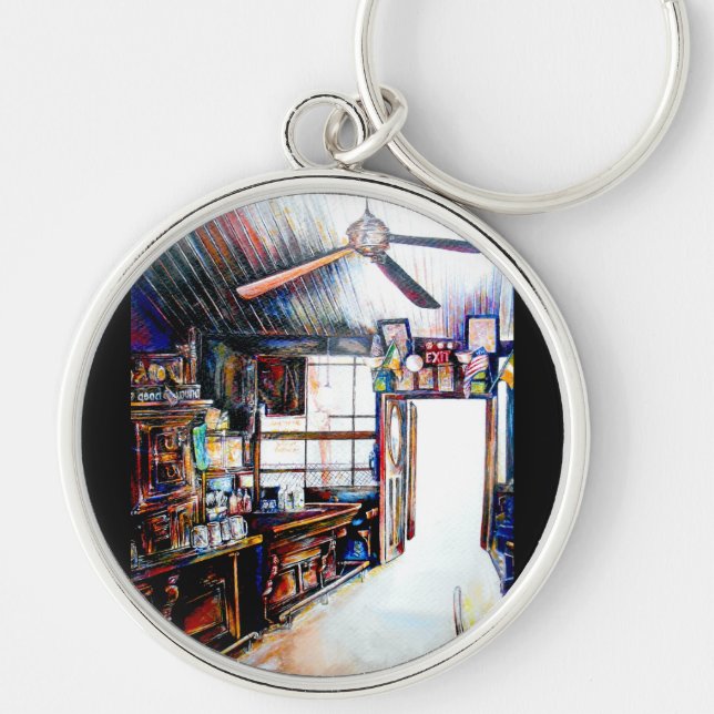 Love is Not a Wall, It's a Bridge Key Ring (Front)