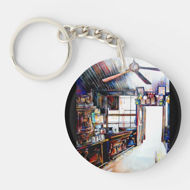 Love is Not a Wall, It's a Bridge Key Ring (Front)