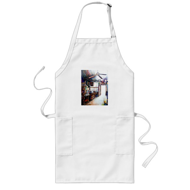 Love is Not a Wall, It's a Bridge Long Apron (Front)
