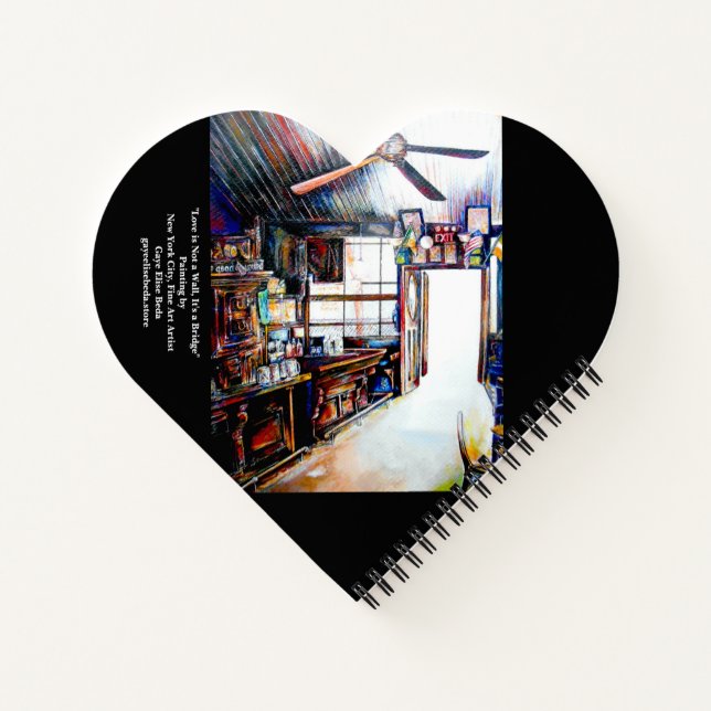 Love is Not a Wall, It's a Bridge Notebook (Back)