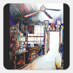 Love is Not a Wall, It's a Bridge Square Sticker