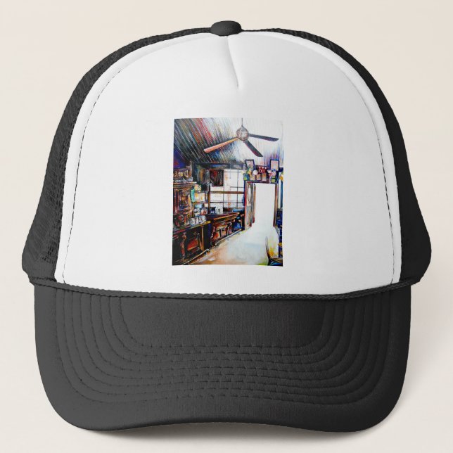 Love is Not a Wall, It's a Bridge Trucker Hat (Front)