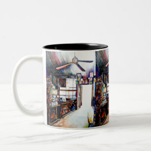 Love is Not a Wall, It's a Bridge Two-Tone Coffee Mug