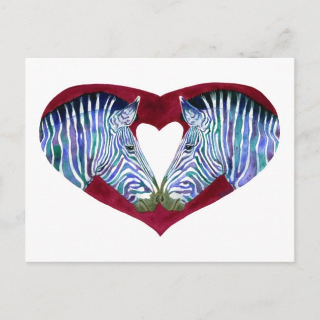 "Love is Not Black & White" Postcard (Front)