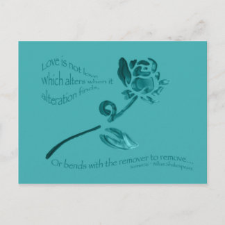 Love is Not Love... Postcard