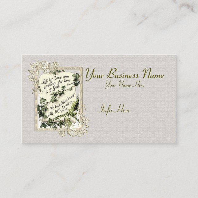 Love Is Of God Business Card (Front)