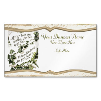 Love Is Of God Magnetic Business Card