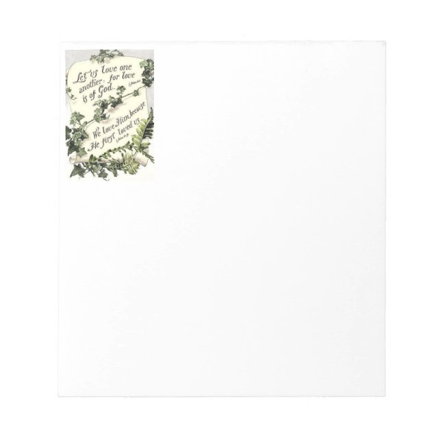 Love Is Of God Notepad (Front)