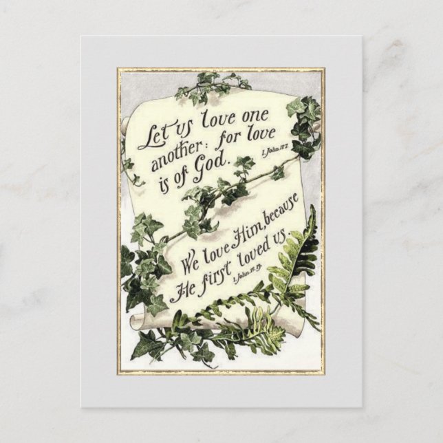 Love Is Of God Postcard (Front)