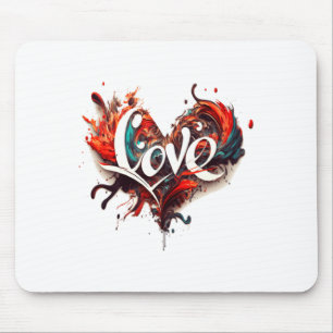 Love Is On Valentines Day  Mouse Mat