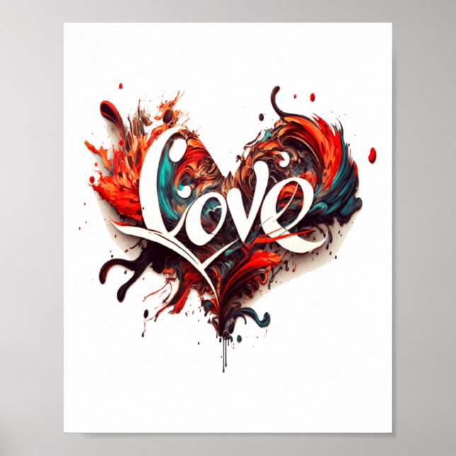 Love Is On Valentines Day  Poster (Front)
