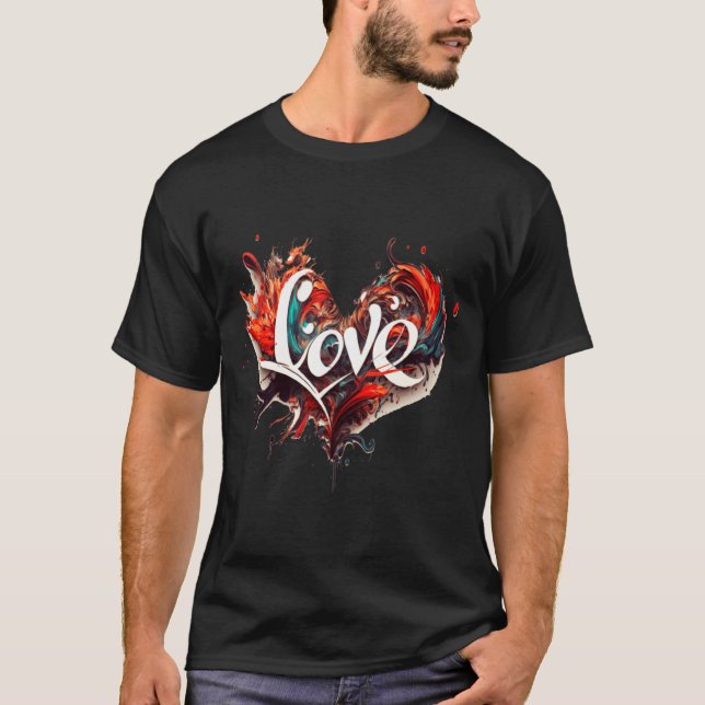Love Is On Valentines Day  T-Shirt (Front)