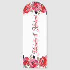 Love is Patient 1 Cor 13 Personalise Red Floral