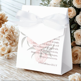 Love Is Patient – 1 Corinthians 13:4-7 Wedding Favour Box