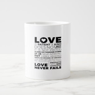 Love Is Patient And Kind Does Not Envy Boast Class Large Coffee Mug