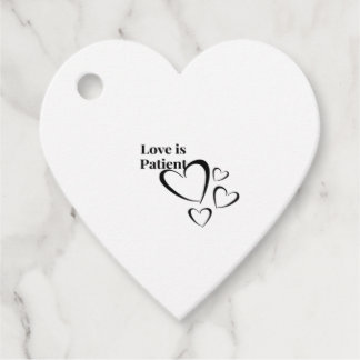 Love Is Patient Calm Aesthetic  Favour Tags