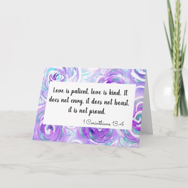 Love is patient card (Front)