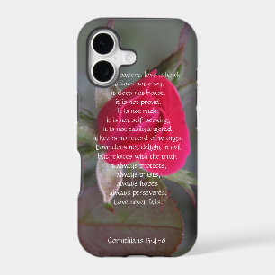 Love is Patient, Corinthians, Red Rose Bud