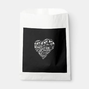 Love Is Patient Corinthians White Heart Clean Styl Favour Bags