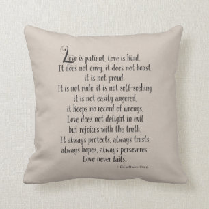 Love is Patient Cushion