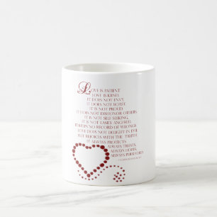 Love is patient love is kind 1 Corinthians 13: 4-7 Coffee Mug