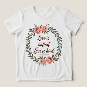 Love Is Patient, Love Is Kind Bible Tee 