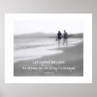 Love is Patient Love is Kind Cor 13:4 Bible Verse