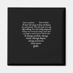 Love Is Patient Love Is Kind Corinthians Scripture Magnet