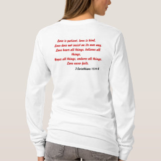 Love is patient, love is kind, Hoody