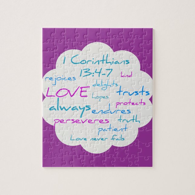 Love is Patient, Love is Kind Jigsaw Puzzle (Vertical)